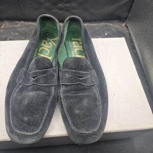 Fratelli Rossetti Men’s Dark Green Suede Penny Loafers